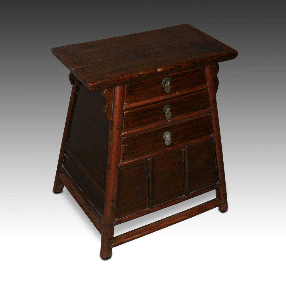Barber's Stool with 3 Drawers