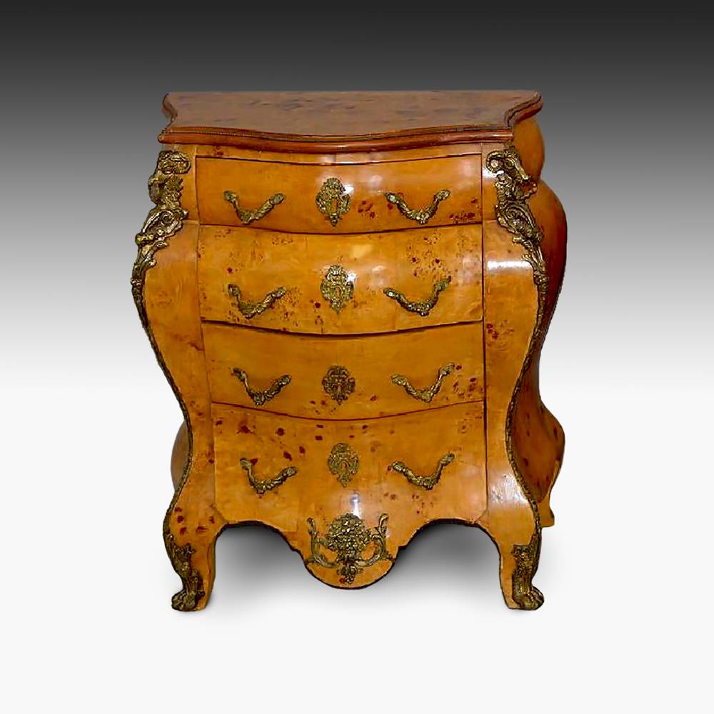 Bombay Chest with Gilt Metal Hardware